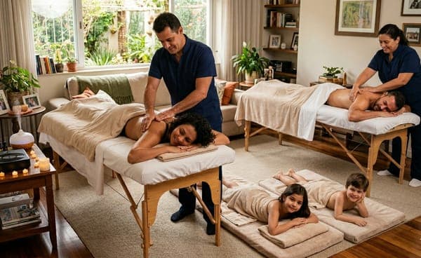 Massagem em casa